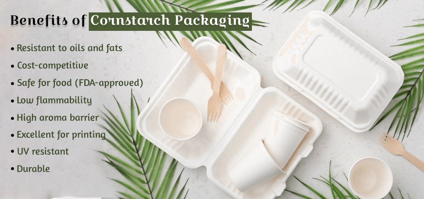 benefits of corn starch packaging