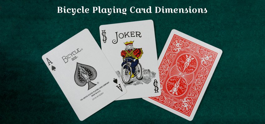 bicycle playing card dimensions