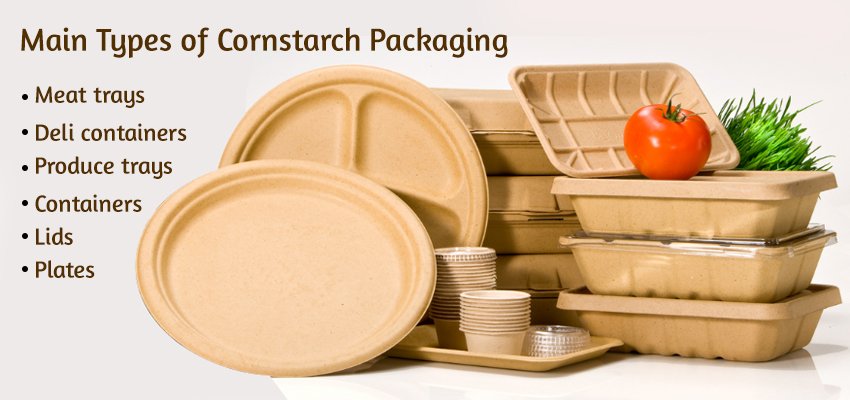 main types of corn starch packaging