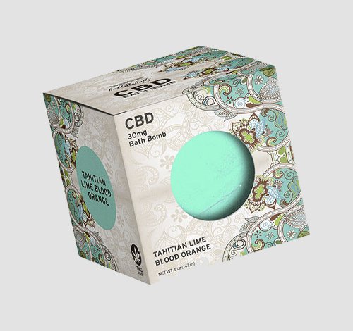 cbd bath bomb packaging