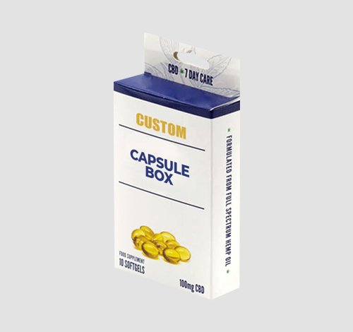 cbd capsule boxes wholesale