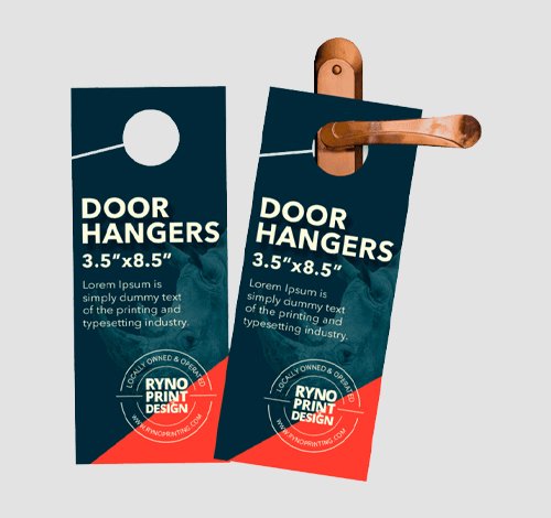 custom door hangers