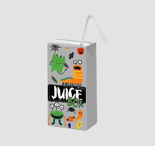 custom halloween juice boxes