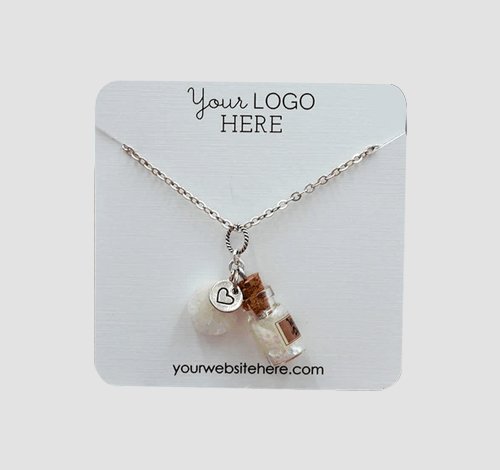 customized necklace cards