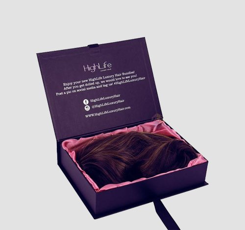 hair extension packaging boxes