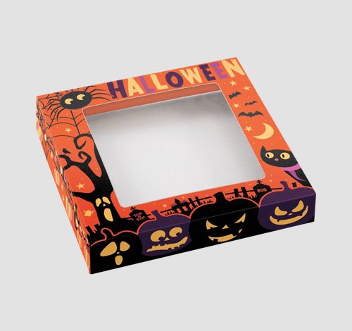 halloween treat boxes with window