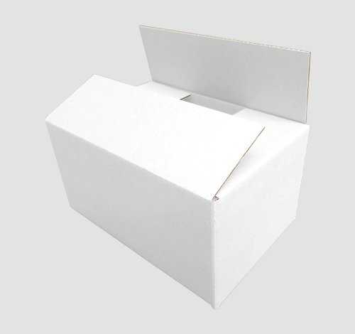 white corrugated packaging