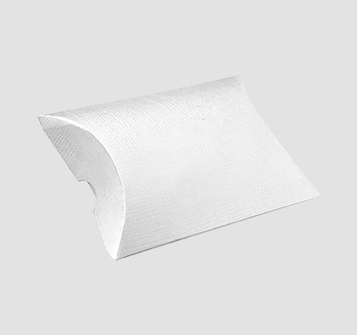 white pillow packaging